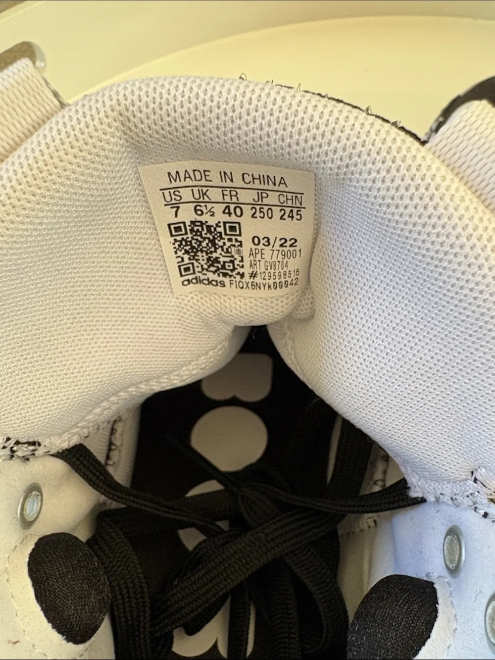 NIB Adidas Harden Vol. 6 Oreo Black White Sneaker GV8704 Size Men’s 7